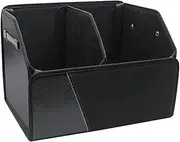 Car Boot Organiser Car Trunk Storage Box Trip Camping Leather Organizer Bag Foldable Fit For New Dacia Dokker Lodgy Duster Logan Stepway(K-Large)