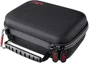[HSU] Small Case for GoPro Hero 12/11/10/9/8/7/6/5 Black, Carrying Case for Action Cameras and GoPro Accessories(Small Size Red)