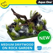 Aqua One Ecoscape Driftwood on Rock Garden Medium (37939)