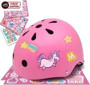 Simply Kids Bike Helmet with DIY Stickers for Toddler Boys Girls I CPSC & CE Cer