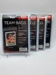 Ultra Pro Resealable Team Bags 4 Packs of 100 Team Bags, 400 Total