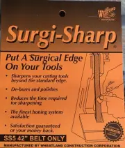 Surgi-Sharp 1”x42” Leather Honing Belt SS5 Knife & Tool Sharpening Stropping USA