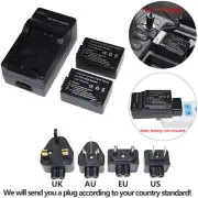 DMW-BMB9 Battery /Charger for Panasonic Lumix DMC-FZ100 FZ150 FZ80 FZ85 FZ70