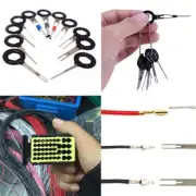 11Pcs Metal Car Wire Extractor Removal Key Terminal Connector Crimp PinTool Kit