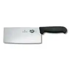Victorinox Fibrox Chinese Chefs Chopping Knife 18cm Cleaver, Black - 5.4063.18