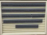 BASE-LOCK Rubber Type Font 1/16" Rubber Type, Rubber Stamp, Parts Marking TO7