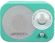 Studebaker SB2000TE Retro Portable AM/FM Radio - Speaker - Aux Input (Teal) [New