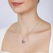 9ct Yellow Gold Large Allah Pendant, 9ct Yellow Gold SOLID Curb Chain 45cm 30 Gauge (10147585)