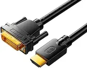 HDMI to DVI Bidirectional HD Cable – Supports HDMI to DVI & DVI to HDMI (1.5m)