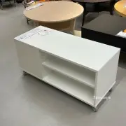 Ikea VIHALS Mobile Coffee table, white, 35 7/8x14 5/8 " BRAND NEW ( TABLE ONLY)
