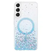 TPU+Acrylic Phone Case For Samsung Galaxy S22+ 5G Slim Case Glitter Epoxy Phone Case Compatible