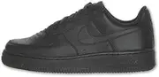 [Nike] Boys Air Force 1 (GS) Shoes, Black/Black-Black, 38 EU (5.5 AU)