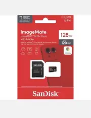 SanDisk ImageMate 128GB Class 10 - microSDXC UHS-I Memory Card -...