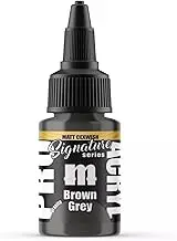 Monument Hobbies Signature Series Matt Cexwish Acrylic Paint 22 ml, Brown Grey