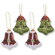Herrschners® Santa & Elf Bells Ornament Kit