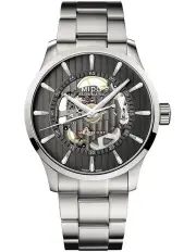 [Mido] Multifort Skeleton Vertigo M0384361106100 Watch In Silver