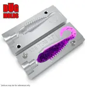 Bait DIY Fishing Mold Soft Plastic Baits Lure Plastisol Bass Wriggler