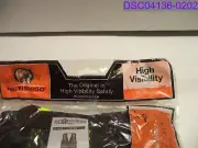 Qty = 4: ML Kishigo Enhanced Visibility Multi Pocket Mesh Vest B100 Black S/M