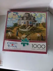Charles Wysocki 1000 pc. puzzle “A DELIGHTFUL DAY ON SPARKHAWK ISLAND" -unopened