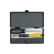 Wiha 24 Piece Micro Bit Set ESD Safe TorqueVario-S Handle 28890