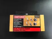 CRAFTSMAN 6-pc. CARBIDE TIPPED ROUTER BIT SET, 926004. New, sealed.