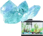 Fish Tank Decorations | Top Soil Crystals Rocks for Planter - Fish Tank Stone Ornament Polished Stones Decor for Fish Tank Home Desk Car Dashboard