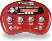 Line 6 Pocket POD - 300+ Presets, 32 Amp Models, 16 Effects - White/Black/Red/Blue - Guitar Effect Processor