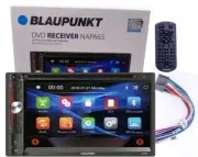 Blaupunkt 6.9" 2-Din Touchscreen DVD AM FM Receiver w/Bluetooth & Remote -NAPA65