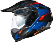 Nexx X.WED3 Pro Keyo, adventure helmet , color: Matt Blue/Red , size: M
