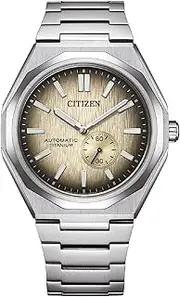 [CITIZEN] NK5020 Men's Automatic Watch Zenshin 60 Super Titanium with Titanium Link Strap and Sapphire Glass