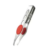 Eyebrow Tweezers Portable Eyebrow Plucker Non-Slip Lighted Tweezers