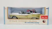 NIB SUN STAR - 1957 FORD FAIRLANE SKYLINER RETRACTABLE HARDTOP - 1/18 DIECAST