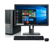 Dell OptiPlex 9020 SFF Full Desktop i7-4770 8GB RAM 240GB SSD + Dell 24" Monitor - Refurbished Grade A