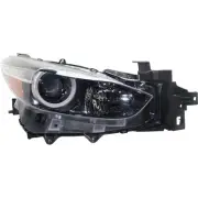 Headlight For 2017-2018 Mazda 3 Passenger Side Halogen with bulb(s) (for: Mazda)