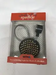 With It Sparkle Two LED Clip Light For Books & Ereaders