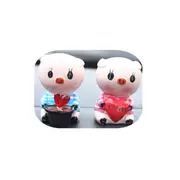 3 PCS Car Lovely Pig Decorative Statues