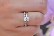 Oval Ring Solitaire Ring Engagement Ring Set Bridal Ring Promise Ring 925 Silver