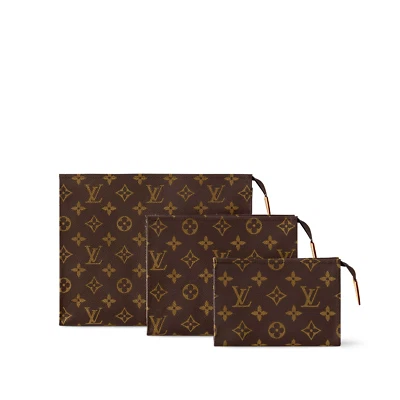 BRAND NEW Louis Vuitton Toiletry 15 Bag Clutch Pouch with box, receipt, dustbag