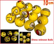 6pcs Emoji Balls Expression Face Foam Stress Release Squeeze Ball 10cm Large