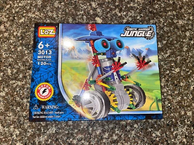 LOZ Electric Building Block Robotic Warrior Robot Jungle Action Model Toy 3013