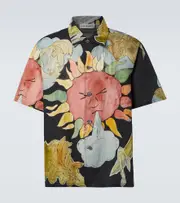 [Our Legacy] Our Legacy Box printed linen and cotton shirt UK 16 multicoloured