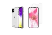iCoverLover For iPhone 12 mini Case & [2-Pack] Glass Screen Protectors Clear