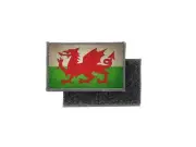 Flag patch printed badge country vintage wales welsh