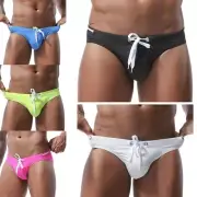 Men Swimwear Swim Underwear Briefs Bikini Beachwear-swimming Trunks S-XL