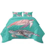 Artistic Turtle Duet Coverlet