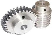 Gears Pinion Gear Set, Pinion Gear 1pcs 1.5 Module Worm Gear Worm Rod 1.5M 20T 30T 40T 40 Teeth Spur Pinion Gear Worm Rod 1:20 1:30 1:40 Speed Ratio Worm Gear bore Shaft(Rod Bore 8mm,Gear 20T 8MM)