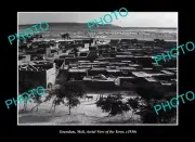 OLD POSTCARD SIZE PHOTO GOUNDAM MALI AFRICA, VIEW OF THE TOWN c1950