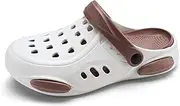 [HYDLONGR] Men's Women's High Stretch Comfortable Summer Garden Sandals Beach Slippers Clogs Mules Shoes