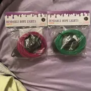 Target Bendable Rope Light Set Battery Choose Purple Or Green Indoor New 16Ft