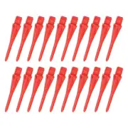 50Pcs Plastic Dart Tips,Game 2BA Thread Soft Darts Tips Red